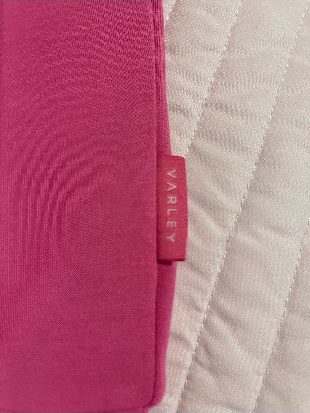 Varley Loretta Sleeveless Half-Zip Tank - Bright Pink - Picture 3 of 6